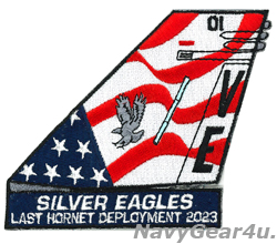 画像1: VMFA-115 SILVER EAGLES LAST HORNET DEPLOYMENT 2023記念垂直尾翼パッチ（ベルクロ有無）