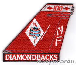 画像1: VFA-102 DIAMONDBACKS NF100 CAGバード尾翼パッチ（ベルクロ有無）