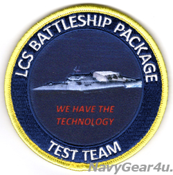画像1: CG-70 レイク・エリーLCS BATTLESHIP PACKAGEテストチーム記念パッチ（ベルクロ付き）