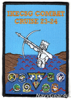 画像1: CVW-3/CVN-69 IKE CSGコンバットクルーズ2023-2024記念パッチ（VFA-32）