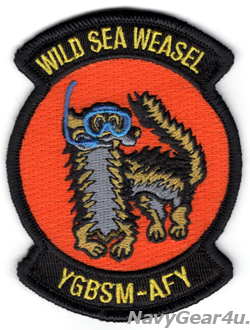 画像1: VFA-147 ARGONAUTS WILD SEA WEASELショルダーパッチ（現行Ver./ベルクロ有無）