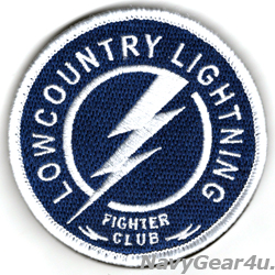 画像1: VMFAT-501 WARLORDS "LOWCOUNTRY LIGHTNING FIGHTER CLUB" F-35Bショルダーバレットパッチ（ベルクロ付き）