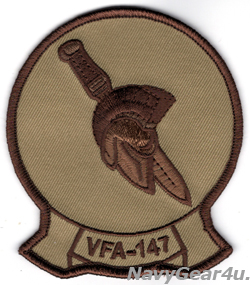 画像1: VFA-147 ARGONAUTS部隊パッチ（デザート/ベルクロ有無）