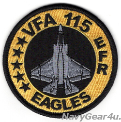 画像1: VFA-115 EAGLES F-35Cショルダーバレットパッチ（ベルクロ有無）