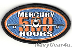 画像1: E-6B MERCRY 500飛行時間達成記念ショルダーパッチ（ベルクロ付き）
