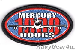 画像1: E-6B MERCRY 1000飛行時間達成記念ショルダーパッチ（ベルクロ付き）