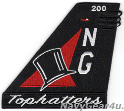 画像1: VFA-14 TOPHATTERS F/A-18E NG200 CAGバード垂直尾翼パッチ（ベルクロ有無）
