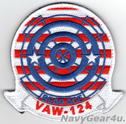 画像1: VAW-124 BEAR ACES USA部隊パッチ（建国記念Ver./ベルクロ付き）