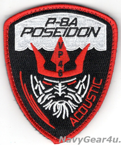 画像1: VP-46 GREY KNIGHTS P-8AポセイドンACOUSITCショルダーパッチ（ベルクロ付き）