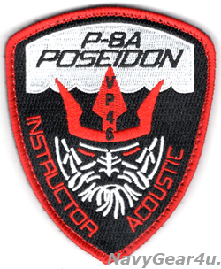 画像1: VP-46 GREY KNIGHTS P-8AポセイドンINSTRUCTOR ACOUSITCショルダーパッチ（ベルクロ付き）