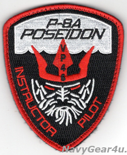 画像1: VP-46 GREY KNIGHTS P-8AポセイドンINSTRUCTOR PILOTショルダーパッチ（ベルクロ付き）