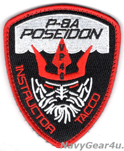 画像1: VP-46 GREY KNIGHTS P-8AポセイドンINSTRUCTOR TACCOショルダーパッチ（ベルクロ付き）