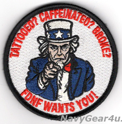 画像1: VRM-30 DET-5 KOMAINUS "FDNF WANTS YOU!"ショルダーパッチ（ベルクロ付き）