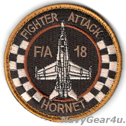 画像1: VMFA-312 CHECKER BOARDS F/A-18Cショルダーバレットパッチ（デザート/ベルクロ付き）