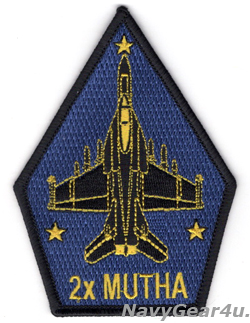 画像1: VFA-213 BLACK LIONS 2023-24年度MUTHAアワード連続受賞記念ショルダーパッチ（ベルクロ有無）