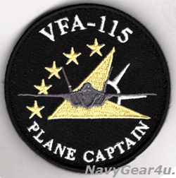 画像1: VFA-115 EAGLES F-35C PLANE CAPTAINショルダーバレットパッチ（ベルクロ付き）