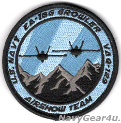 画像1: VAQ-129 VIKINGS U.S. NAVY GROWLER DEMONSTRATION TEAMショルダーパッチ（ベルクロ付き）