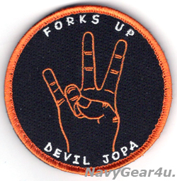 画像1: VAQ-144 MAIN BATTERY "DEVIL JOPA" ショルダーパッチ（ベルクロ付き）