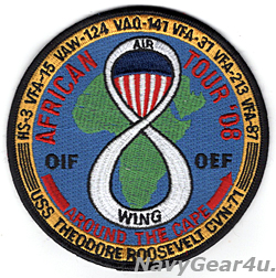 画像1: CVW-8/CVN-71 OIF/OEF作戦アフリカンツアー2008年クルーズ記念パッチ（デッドストック）