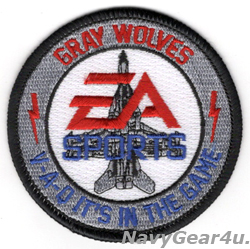 画像1: VAQ-142 GRAY WOLVES"EA SPORTS"ショルダーバレットパッチ（ベルクロ付き）