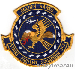 画像1: VFA-303 GOLDEN HAWKS 部隊パッチ（デッドストック）