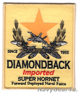 画像1: VFA-102 DIAMONDBACKS "DIAMONDBACK imported"パッチ（ベルクロ有無）