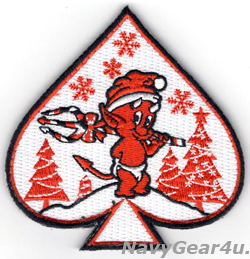 画像1: VAQ-144 MAIN BATTERY HOLIDAYパッチ（ベルクロ付き）