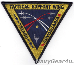 画像1: TACTICAL SUPPORT WING（AF）部隊パッチ（現行Ver./ベルクロ有無）