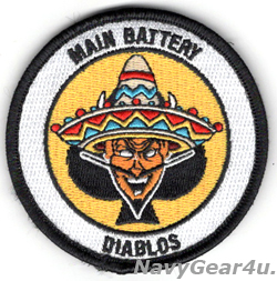 画像1: VAQ-144 MAIN BATTERY "DIABLOS" ショルダーパッチ（ベルクロ付き）