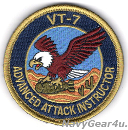 画像1: VT-7 EAGLES T-45C ADVANCED ATTACKインストラクター・ショルダーパッチ（ベルクロ付き）