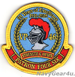 画像1: VP-46 GREY KNIGHTS 1931-2026部隊創設95周年記念部隊パッチ（ベルクロ付き）