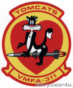 画像1: VMFA-311 TOMCATSステッカー
