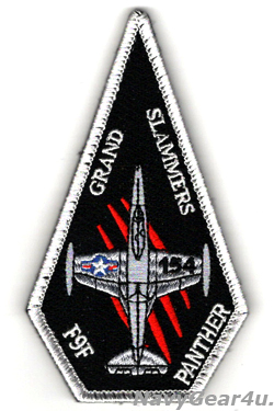 画像1: VFA-154 BLACK KNIGHTS "GRAND SLAMMERS"THROWBACKショルダーパッチ（ベルクロ付き）