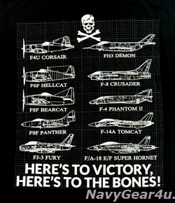 画像2: VFA-103 JOLLY ROGERS NEWオフィシャルヒストリーT-シャツ（ブラック）
