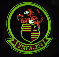 画像2: VMFA-224 BENGALS PVC部隊パッチ（ベルクロ付き）