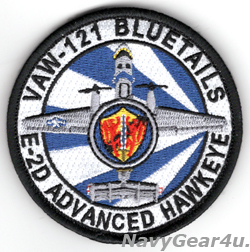 画像1: VAW-121 BLUETAILS E-2Dショルダーバレットパッチ（ベルクロ付き）