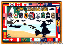 画像1: CVW-11/CVN-71 多国間環太平洋合同演習リムパック2026参加記念パッチ（VFA-211/ベルクロ付き）