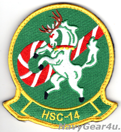 画像1: HSC-14 CHARGERS HOLIDAY部隊パッチ（ベルクロ付き）