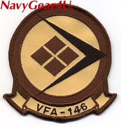 画像1: VFA-146 BLUE DIAMONDS部隊パッチ（デザート）