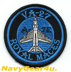 画像1: VFA-27 ROYAL MACES A-7E THROWBACKショルダーバレットパッチ