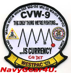 画像1: CVW-9/CVN-74 WESTPAC 2009クルーズ記念パッチ（VAQ-138）