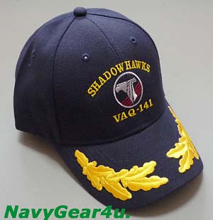 画像1: VAQ-141 SHADOWHAWKSオフィシャルボールキャップ（中佐/大佐用）