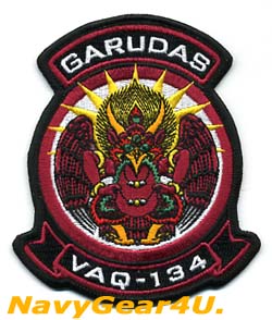 画像1: VAQ-134 GARUDAS JOPA部隊パッチ（ベルクロ有無）