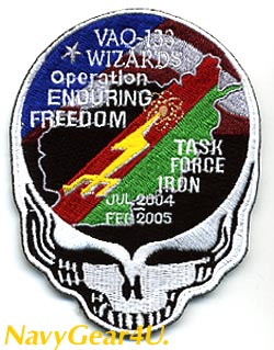 画像1: VAQ-133 WIZARDS 2004-2005 OEF作戦参加記念パッチ(デッドストック）