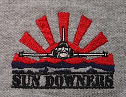 画像: VFC-111 SUNDOWNERSオフィシャルポロシャツ（グレイ）