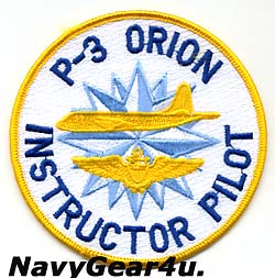画像1: LOCKHEED MARTIN P-3 ORION INSTRUCTOR PILOTパッチ