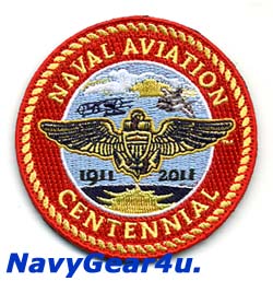 画像1: 米海軍航空100周年NAVAL AVIATON CENTENNIAL公式記念パッチ（海兵隊バージョン/デッドストック）