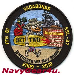 画像1: HSL-37 Easy Riders DET-2 USS INGRAHAM 2009-2010年クルーズ記念パッチ（デッドストック）