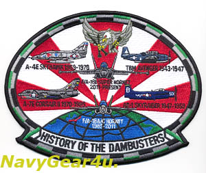 画像1: VFA-195 DAM BUSTERSヒストリーパッチII（NEWバージョン/バックパッチ）